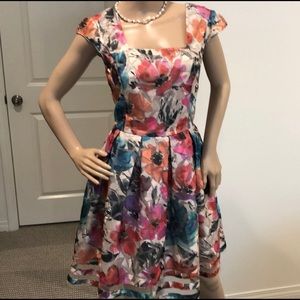 Anthropologie floral dress